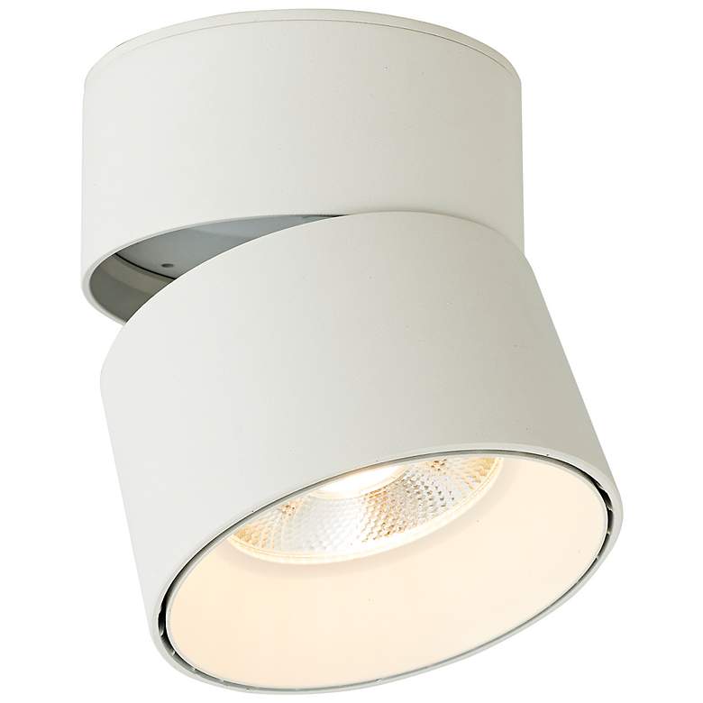 Image 3 Arc 4 1/4" Wide Matte White LED Ceiling Light more views
