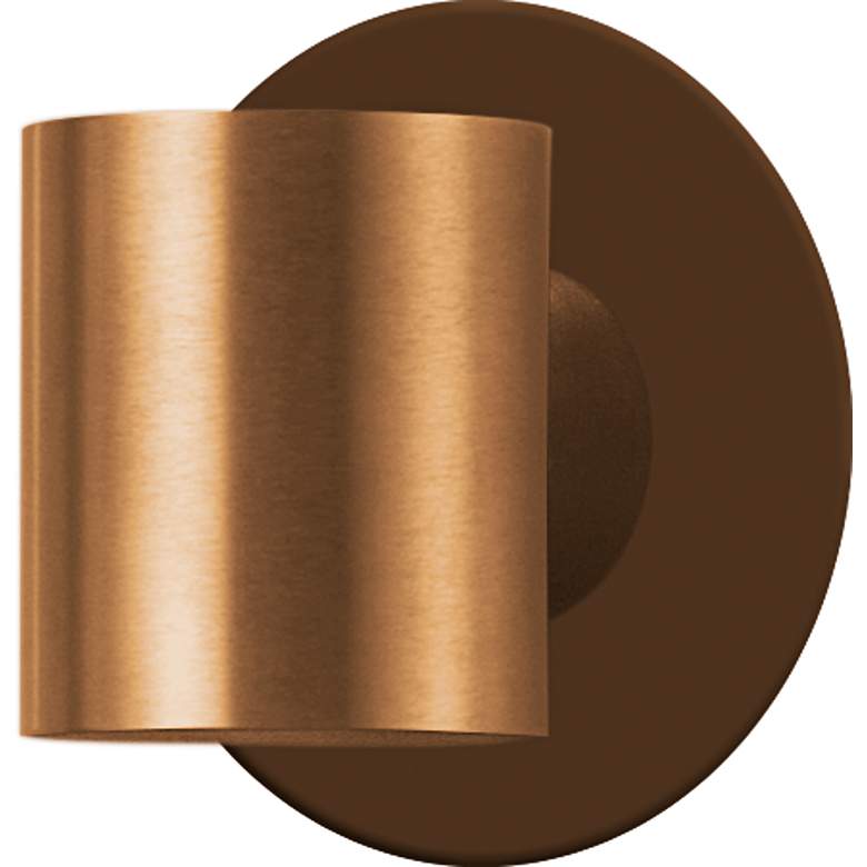 Image 3 Arc 4 3/4" High Antique Brass LED Wall Sconce more views
