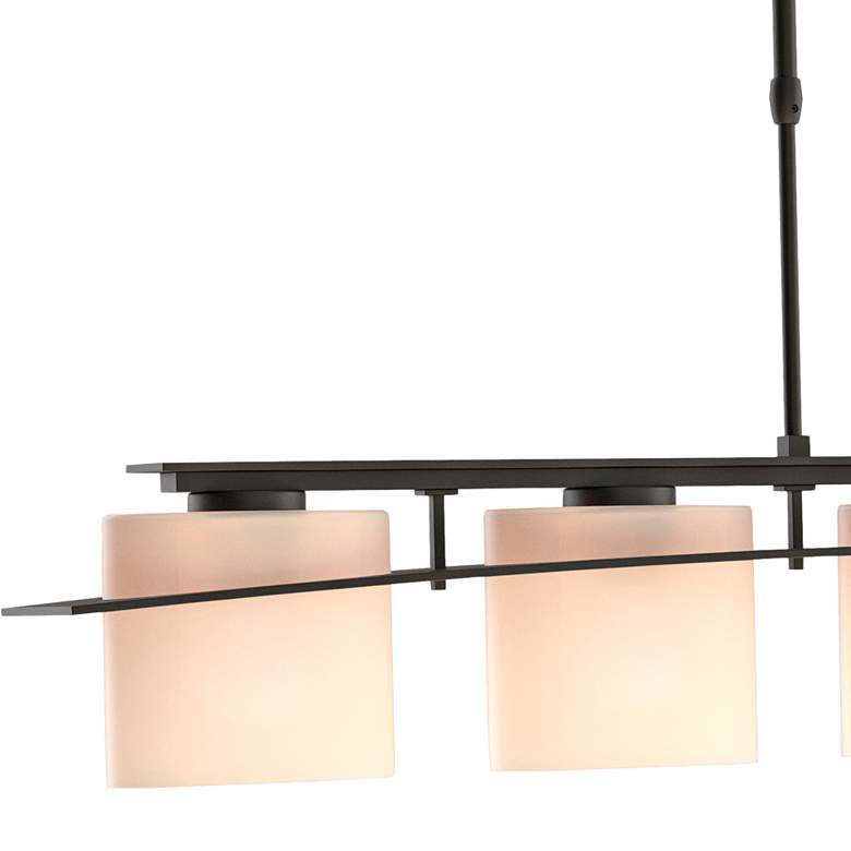 Image 2 Arc 41.9" Wide 5 Light Black Ellipse Pendant more views