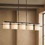 1_Arc 41.9" Wide 5 Light Dark Smoke Ellipse Pendant