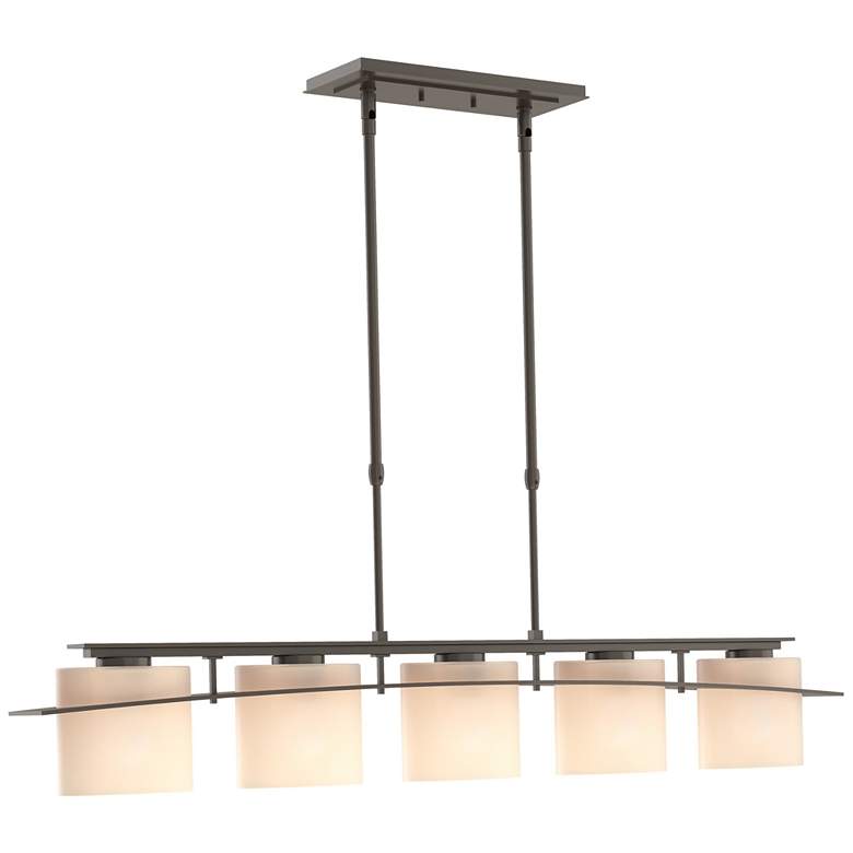 Image 1 Arc 41.9" Wide 5 Light Oil Rubbed Bronze Ellipse Pendant