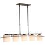 Arc 41.9" Wide 5 Light Oil Rubbed Bronze Ellipse Pendant