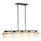 Arc 41.9" Wide 5 Light Oil Rubbed Bronze Ellipse Pendant
