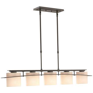 Arc 41.9" Wide 5 Light Oil Rubbed Bronze Ellipse Pendant