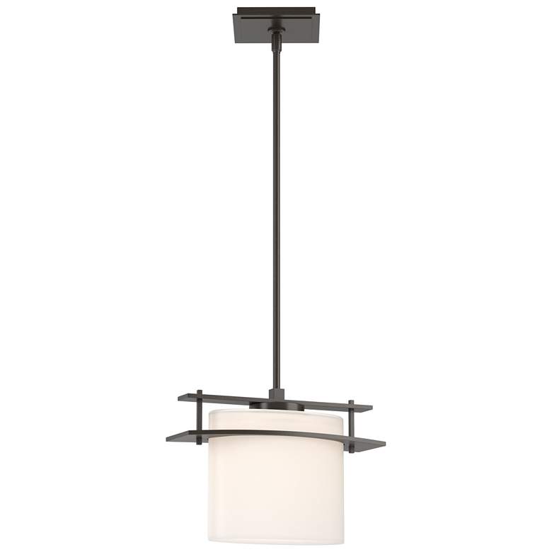 Image 1 Arc Ellipse 13" Wide Oil-Rubbed Bronze Mini Pendant