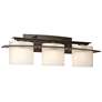 Arc Ellipse 3 Light Sconce - Bronze - Opal Glass