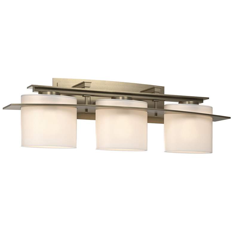 Image 1 Arc Ellipse 3 Light Sconce - Gold - Opal Glass