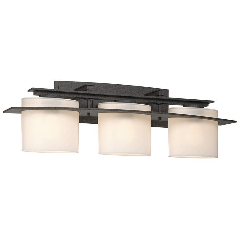 Image 1 Arc Ellipse 3 Light Sconce - Iron - Opal Glass