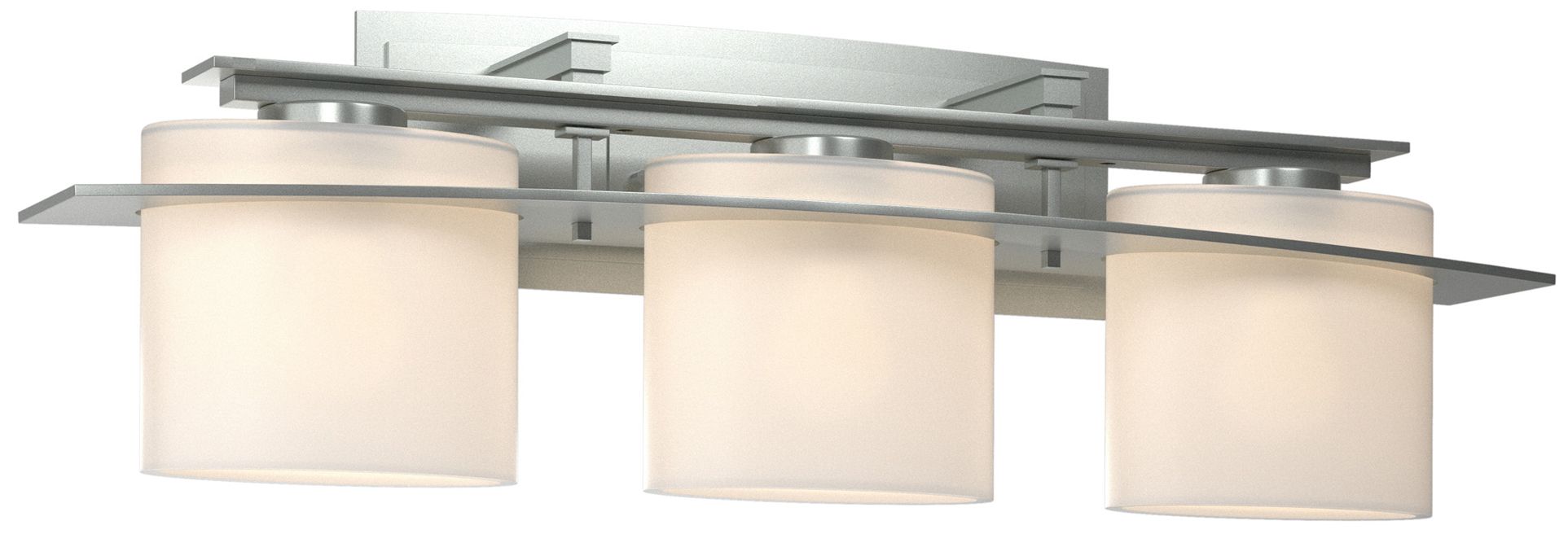 Arc Ellipse 3 Light Sconce - Platinum - Opal Glass - Made to Order