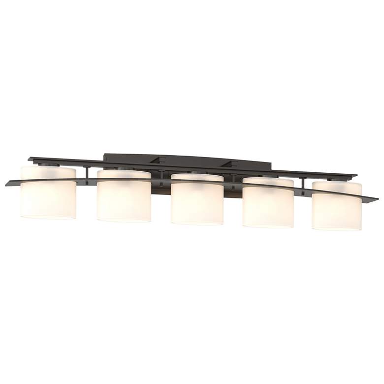 Image 1 Arc Ellipse 42" Wide Bronze 5-Light Bath Light