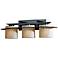 Arc Ellipse Stone Glass 25 1/2" Wide Bathroom Light