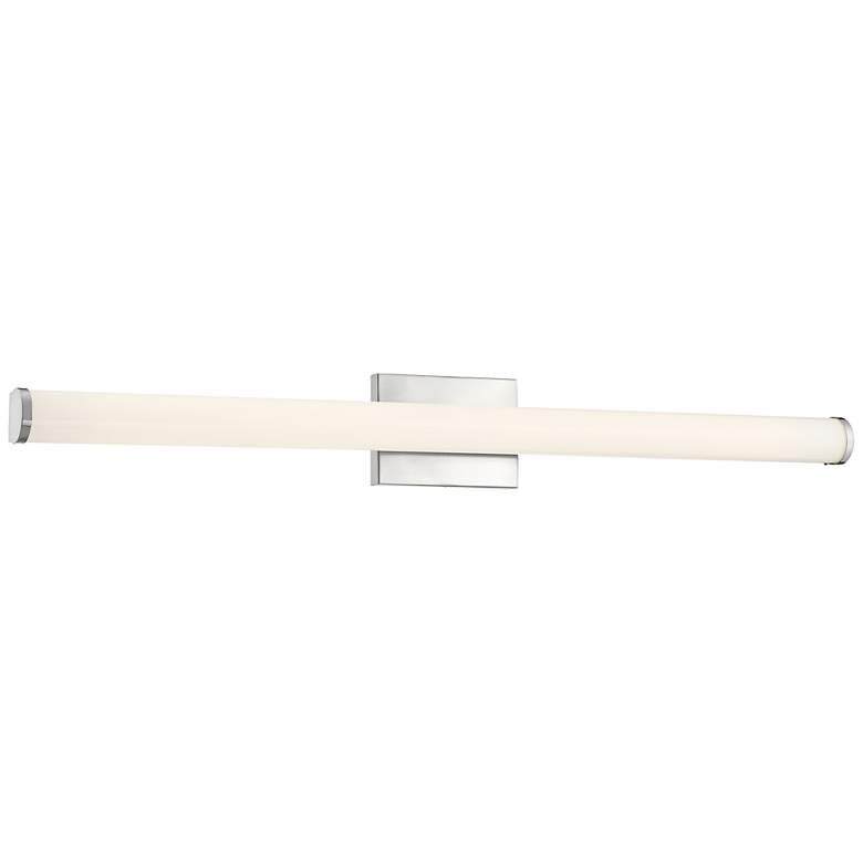 Image 1 Arc - Vanity - 36" - Brushed Steel - White Acrylic