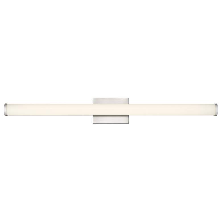 Image 2 Arc - Vanity - 36" - Brushed Steel - White Acrylic more views