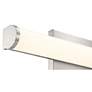 5_Arc - Vanity - 36" - Brushed Steel - White Acrylic more views
