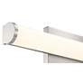 6_Arc - Vanity - 36" - Brushed Steel - White Acrylic more views