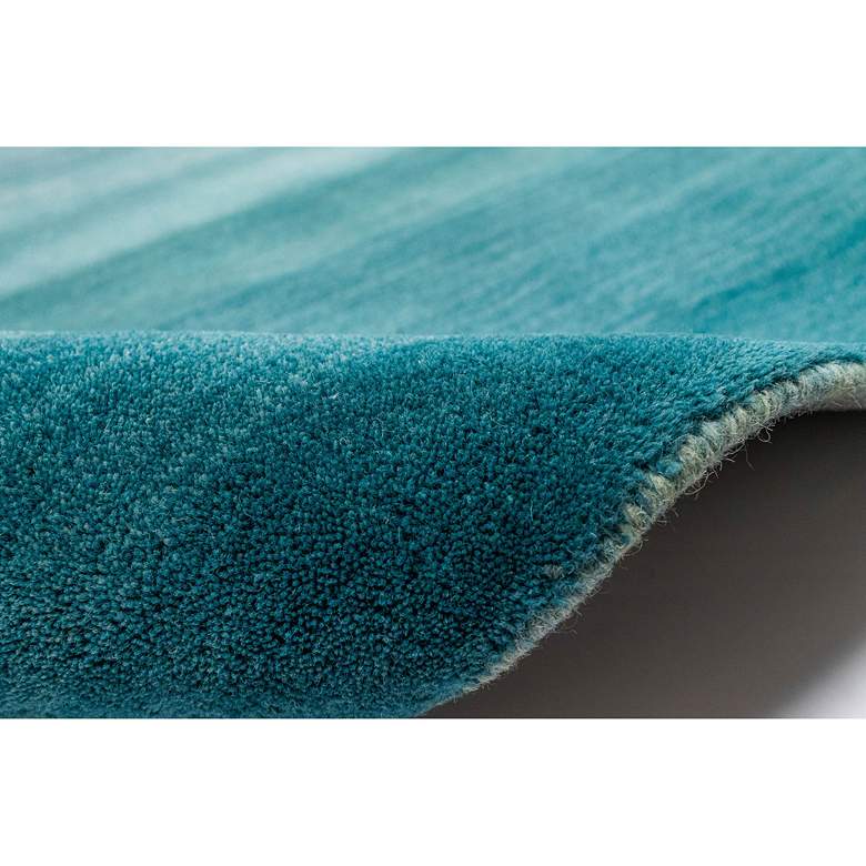 Image 6 Arca Ombre 920604 5'x7'6" Aqua Rectangular Area Rug more views