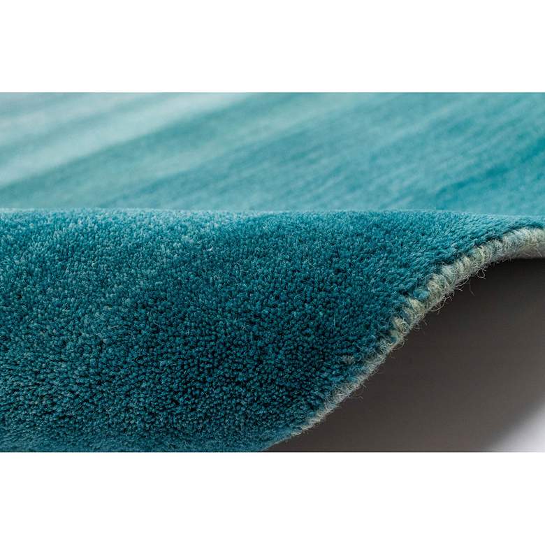 Image 6 Arca Ombre 920604 5&#39;x7&#39;6 inch Aqua Rectangular Area Rug more views