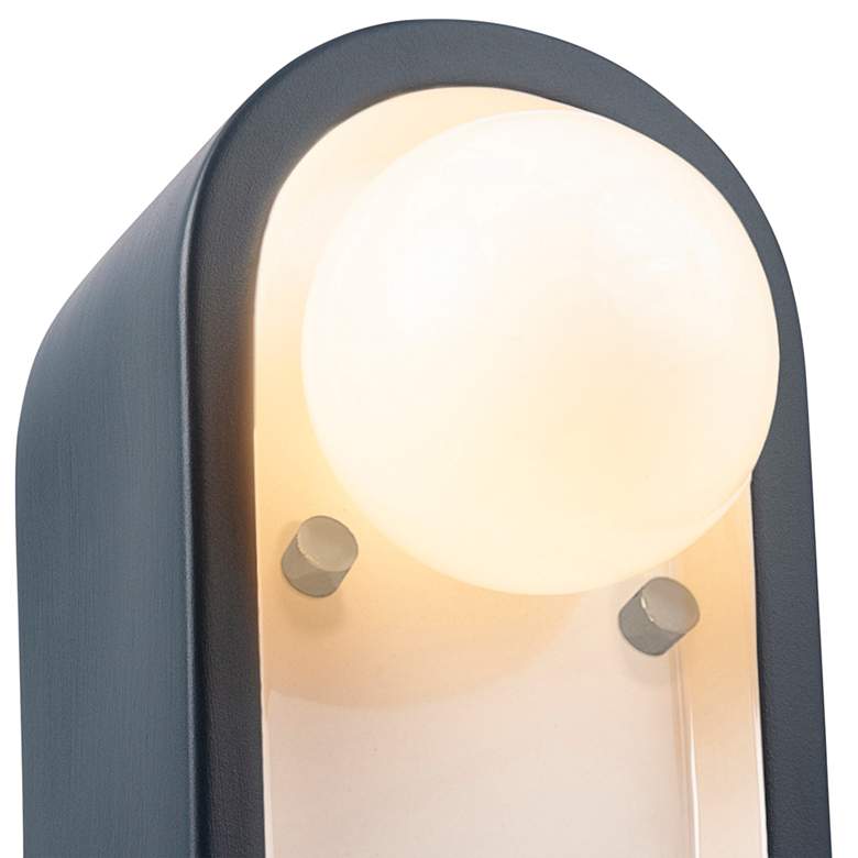 Image 2 Arcade 9" High Midnight Sky and Matte White Wall Sconce more views