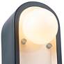 Arcade 9" High Midnight Sky and Matte White Wall Sconce