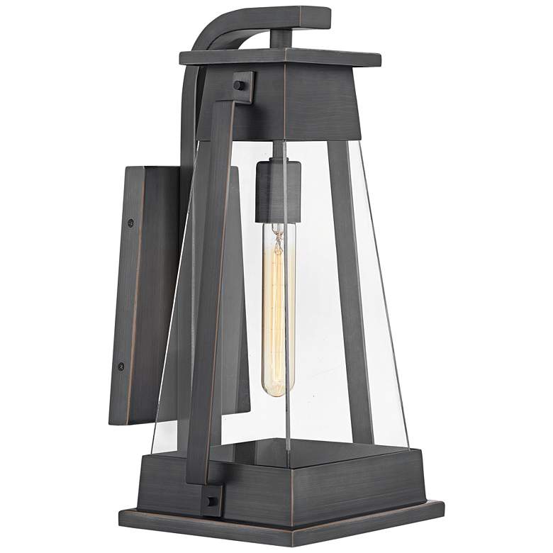 Image 1 Arcadia 18 1/2" High Aged Copper Bronze Outdoor Wall Light