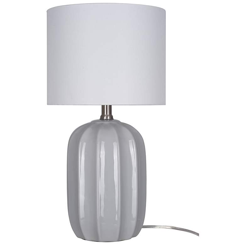 Image 2 Arcadia 19.5" High Gray Ceramic Table Lamp more views