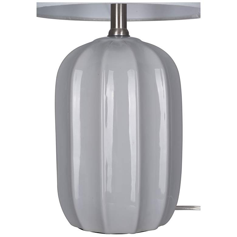 Image 4 Arcadia 19.5" High Gray Ceramic Table Lamp more views