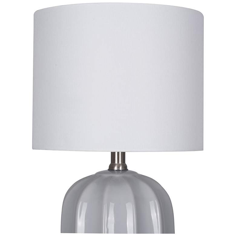 Image 5 Arcadia 19.5" High Gray Ceramic Table Lamp more views