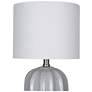 5_Arcadia 19.5" High Gray Ceramic Table Lamp more views