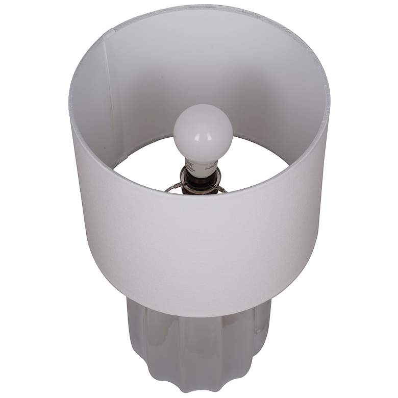 Image 6 Arcadia 19.5" High Gray Ceramic Table Lamp more views