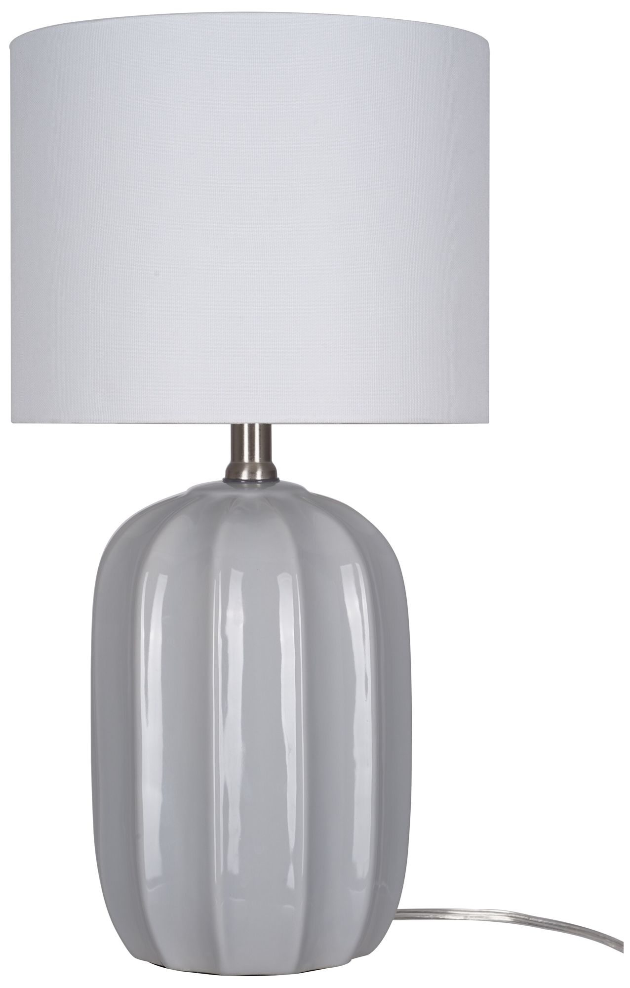 Image 2 Arcadia 19.5" High Gray Ceramic Table Lamp more views