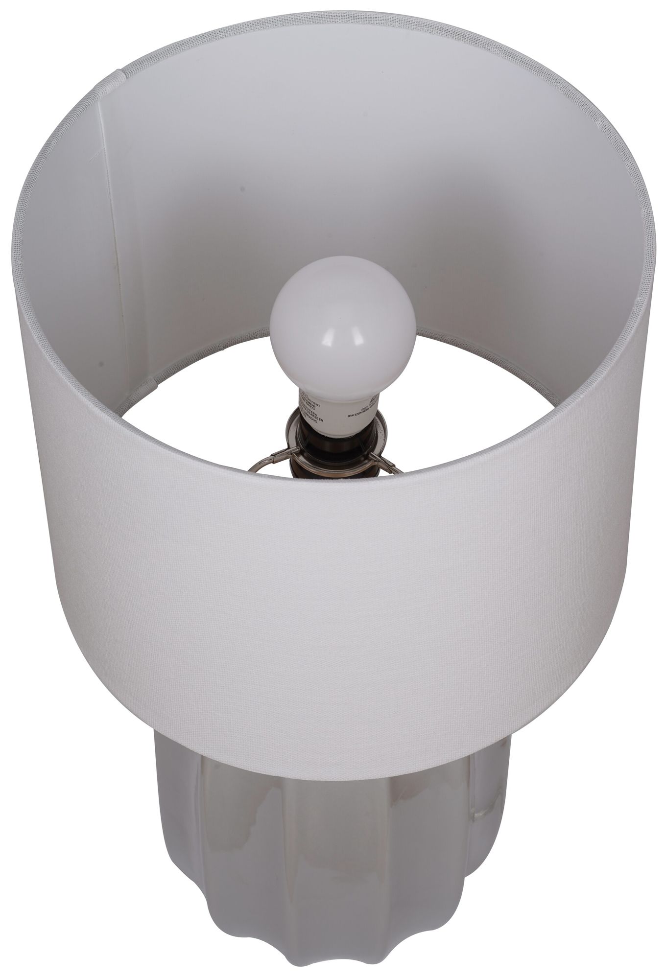 Image 6 Arcadia 19.5" High Gray Ceramic Table Lamp more views