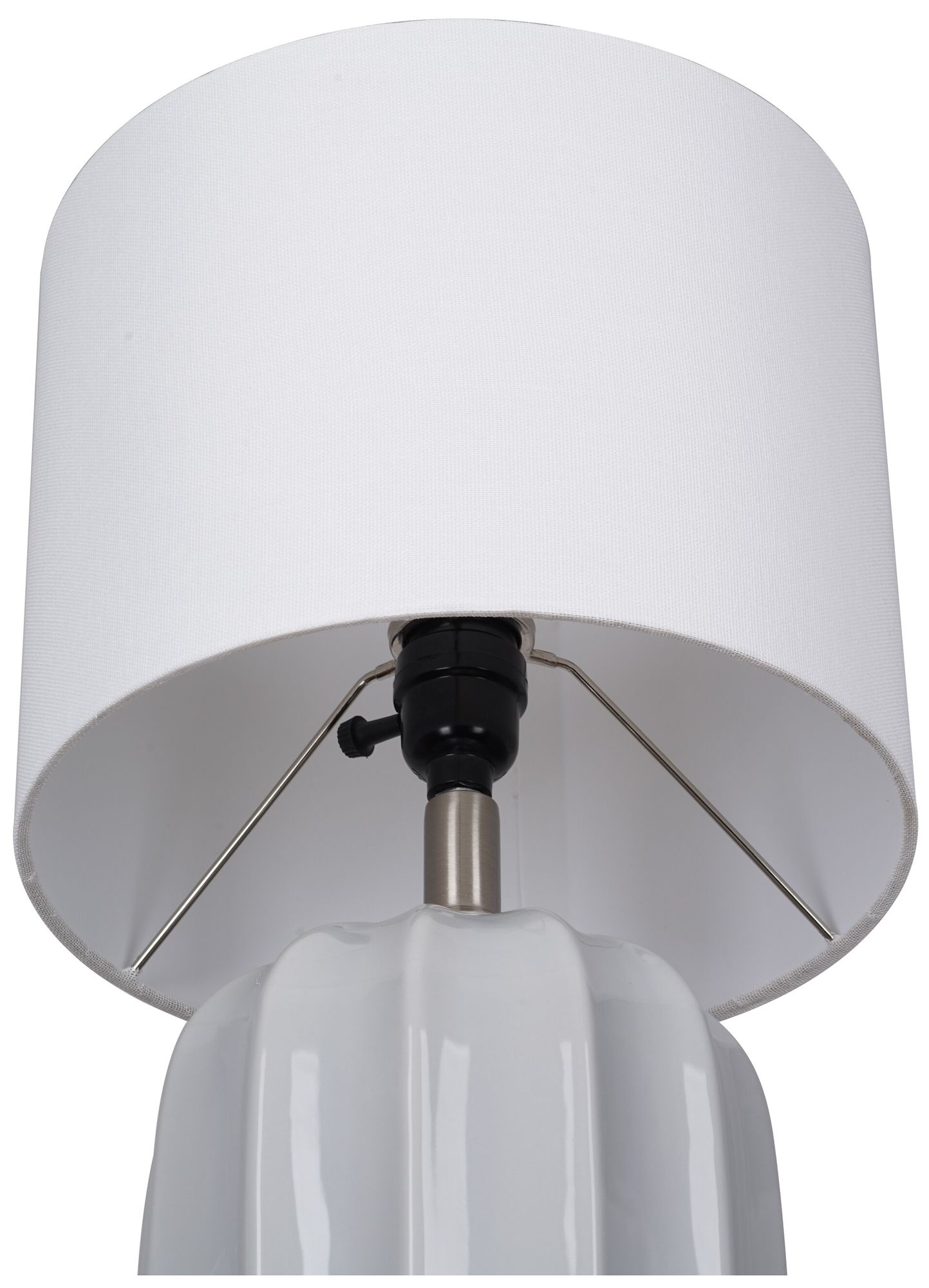 Image 7 Arcadia 19.5" High Gray Ceramic Table Lamp more views