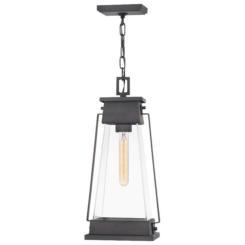 Image 1 Arcadia 19 1/4"H Aged Copper Bronze Outdoor Hanging Light