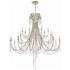 Arcadia 28 Light Antique Silver Chandelier