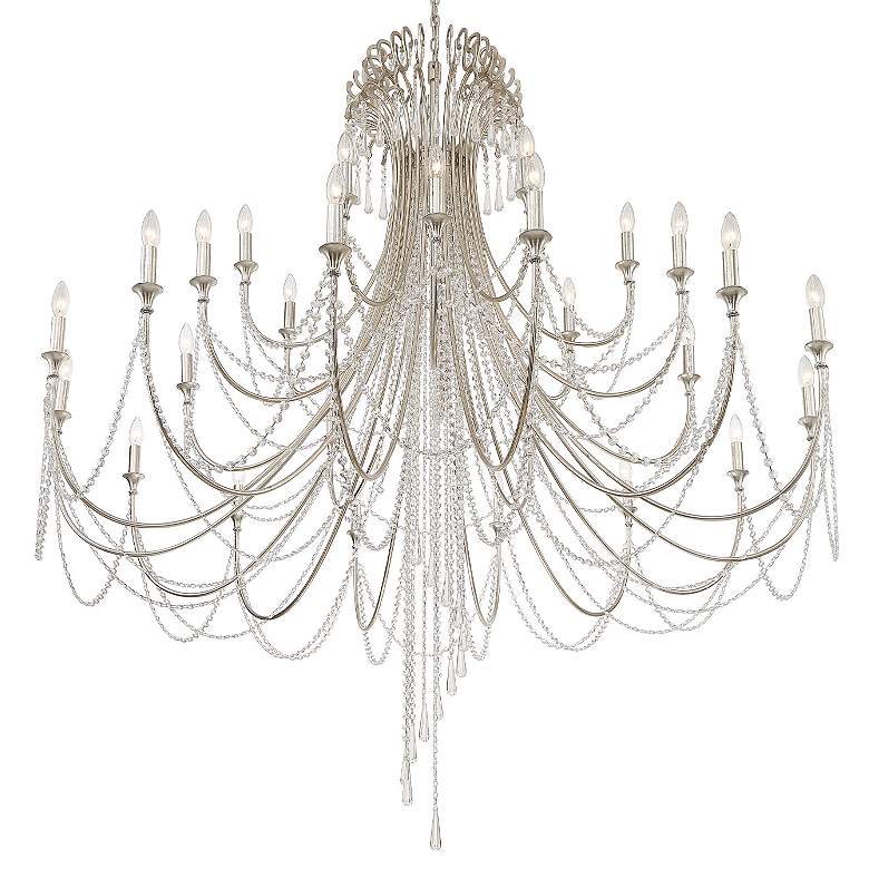 Image 3 Arcadia 28 Light Antique Silver Chandelier more views
