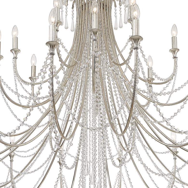 Image 4 Arcadia 28 Light Antique Silver Chandelier more views