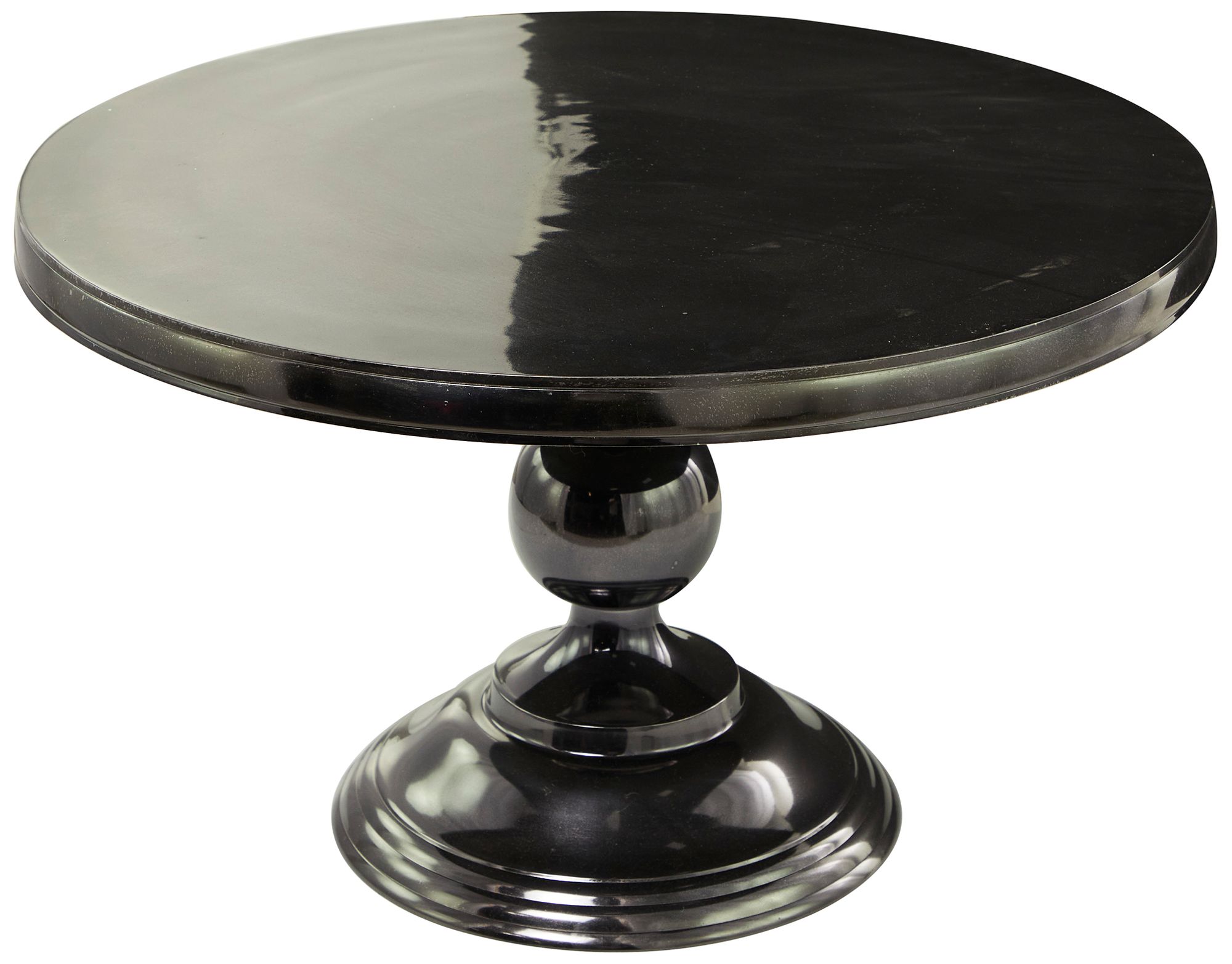 Image 4 Arcadia 30 1/2" Wide Gunmetal Gray Metal Round Coffee Table more views
