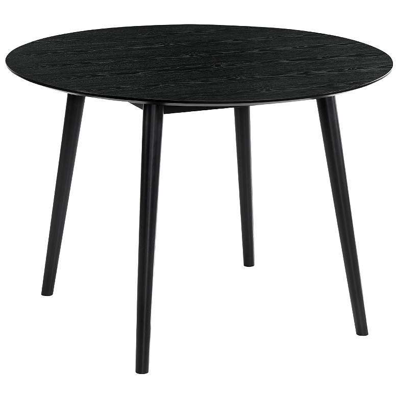 Image 1 Arcadia 42 in. Round Dining Table in Black Wood