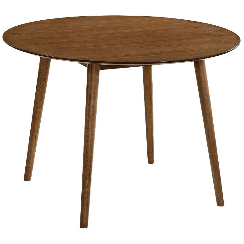 Image 1 Arcadia 42 in. Round Dining Table in Walnut Wood