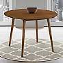 1_Arcadia 42" Wide Walnut Round Dining Table
