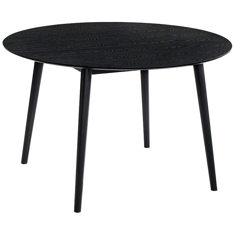 Image 1 Arcadia 48 in. Round Dining Table in Black Wood