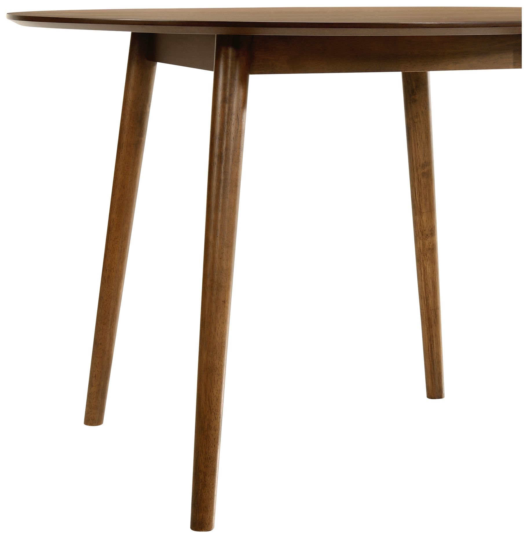 Image 3 Arcadia 48 in. Round Dining Table in Walnut Wood more views