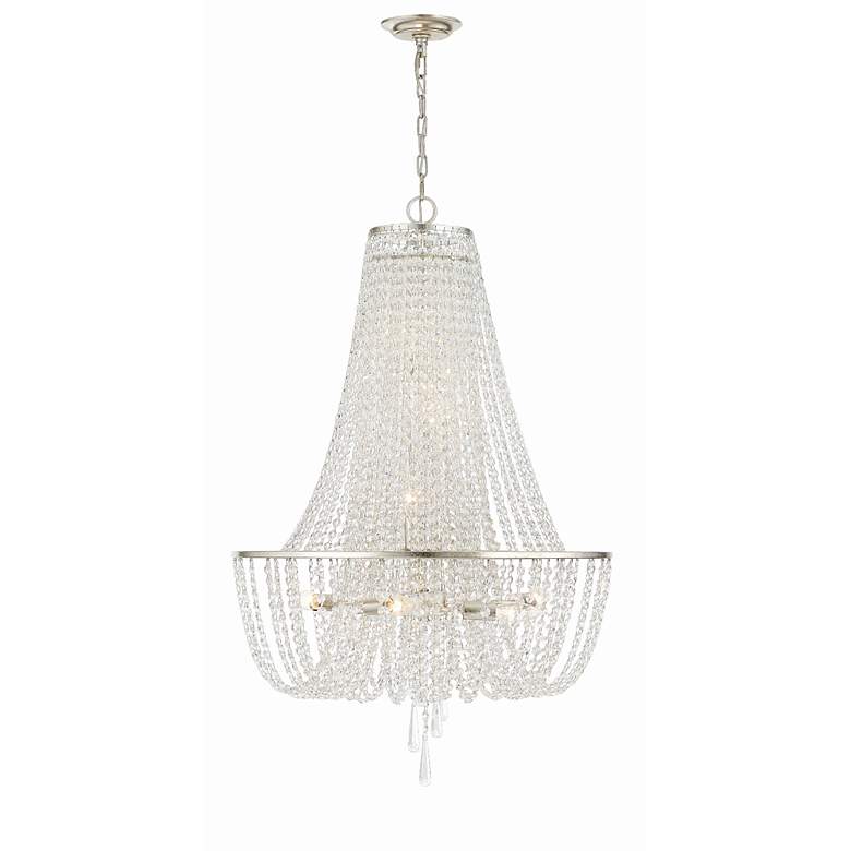 Image 3 Arcadia 9 Light Antique Silver Chandelier more views