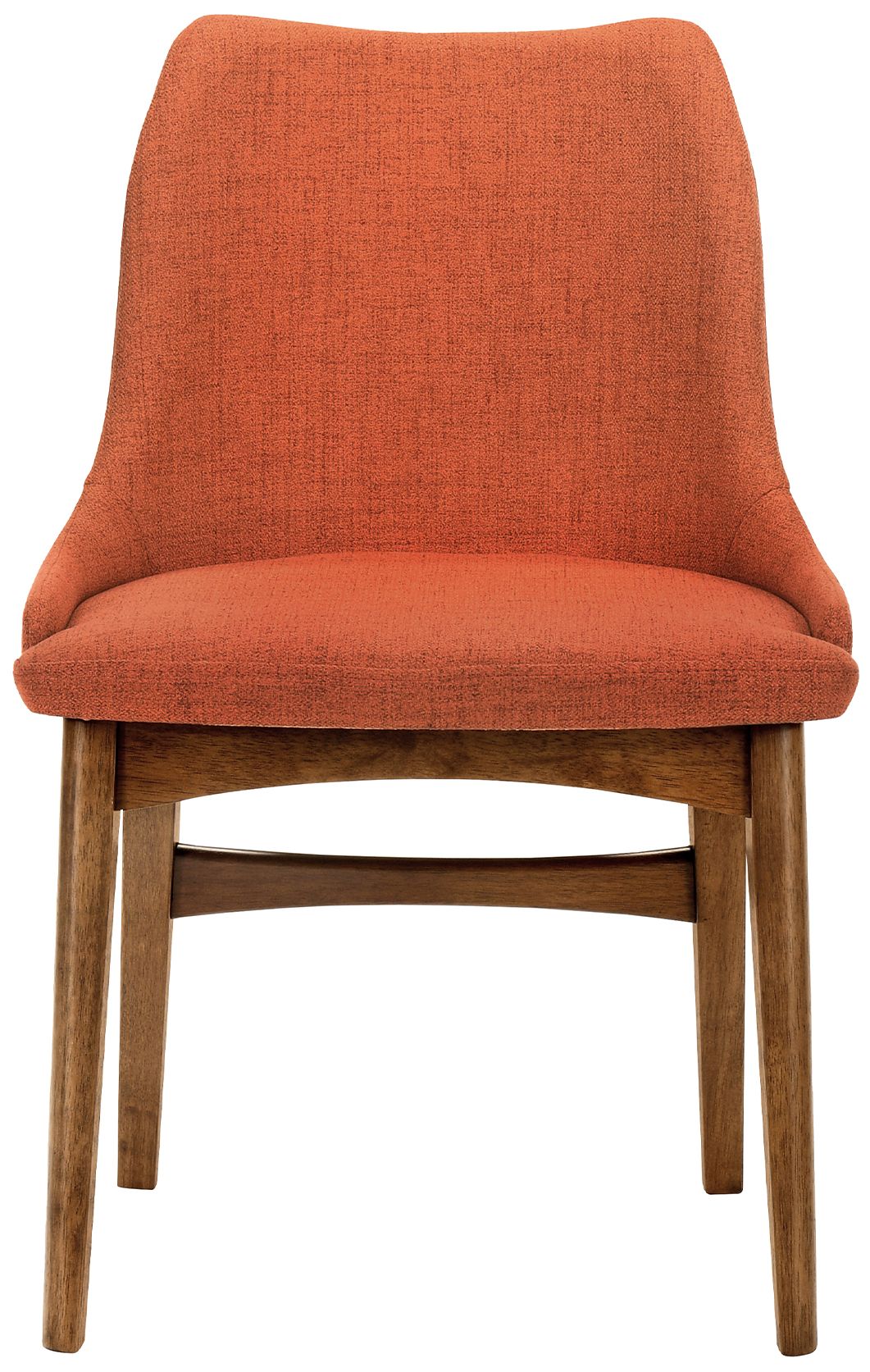 Image 4 Arcadia and Azalea 5 Piece 48 In. Round Dining Set in Orange, Walnut Wood more views