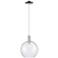 Arcadia Athens 10"W Chrome Cord Hung Mini Pendant w/ Seedy Shade