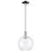 Arcadia Athens 10"W Chrome Stem Hung Mini Pendant w/ Clear Shade