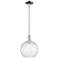 Arcadia Athens 10"W Chrome Stem Hung Mini Pendant w/ Water Glass Shade