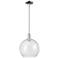 Arcadia Athens 12"W Chrome Stem Hung Mini Pendant w/ Seedy Shade