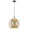 Arcadia Athens 14"W Chrome Stem Hung Mini Pendant w/ Mercury Shade