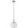 Arcadia Athens 8"W Brushed Nickel Stem Mini Pendant w/ Seedy Shade